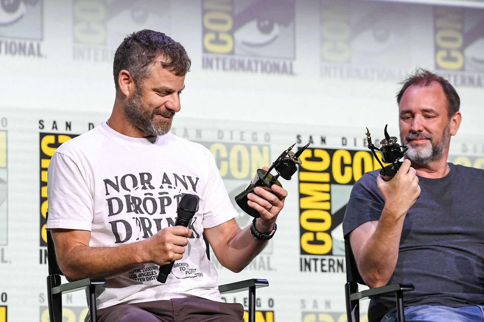 At San Diego Comic Con (Image via Getty)
